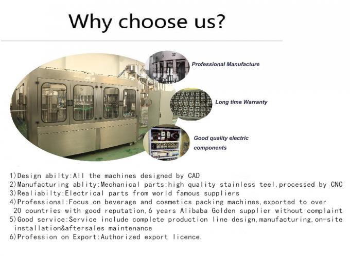 Rotary Wheel 3-In-1 Plastic Bottle Water Making / Packing Water Bottling Machine 3