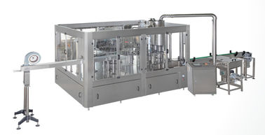 Stainless Steel 4 In 1 Water Bottling Equipment With Sterilizing PLC Control