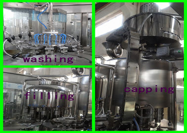 Rotary Wheel 3-In-1 Plastic Bottle Water Making / Packing Water Bottling Machine