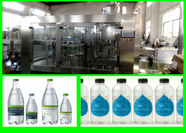 Rotary Wheel 3-In-1 Plastic Bottle Water Making / Packing Water Bottling Machine