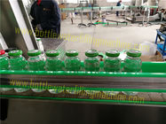 Crown Cap Glass Bottle Tea / Juice Filling Machine Mitsubishi PLC Control